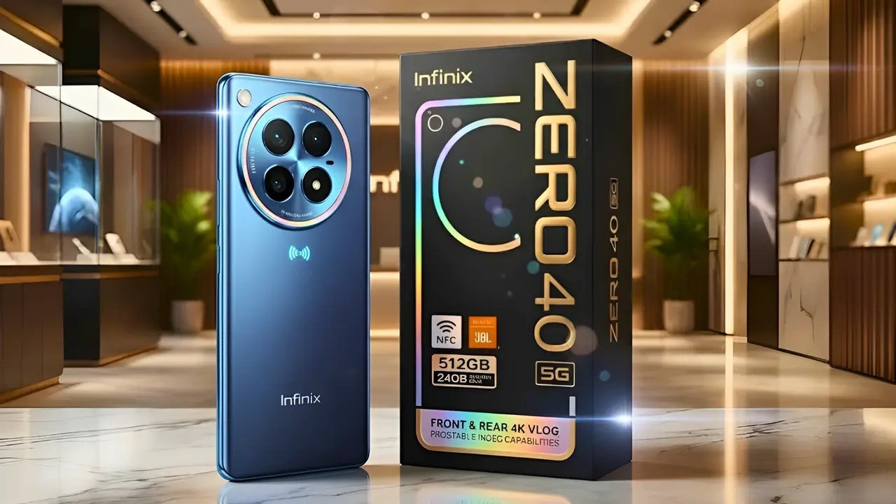 Infinix Zero 40 5G 2026 Premium Smartphone with 50MP Front Camera, 12GB RAM & 256GB Storage